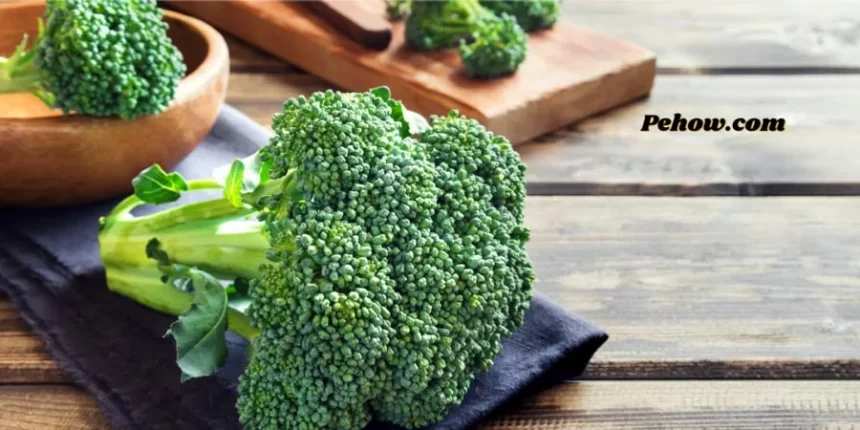 Flowered broccoli in diet